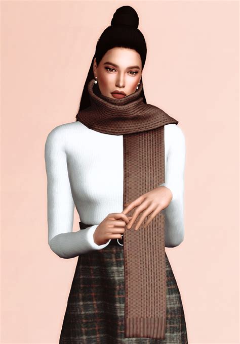 sims 4 scarf download.